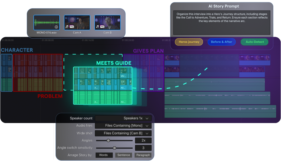 AI story editor